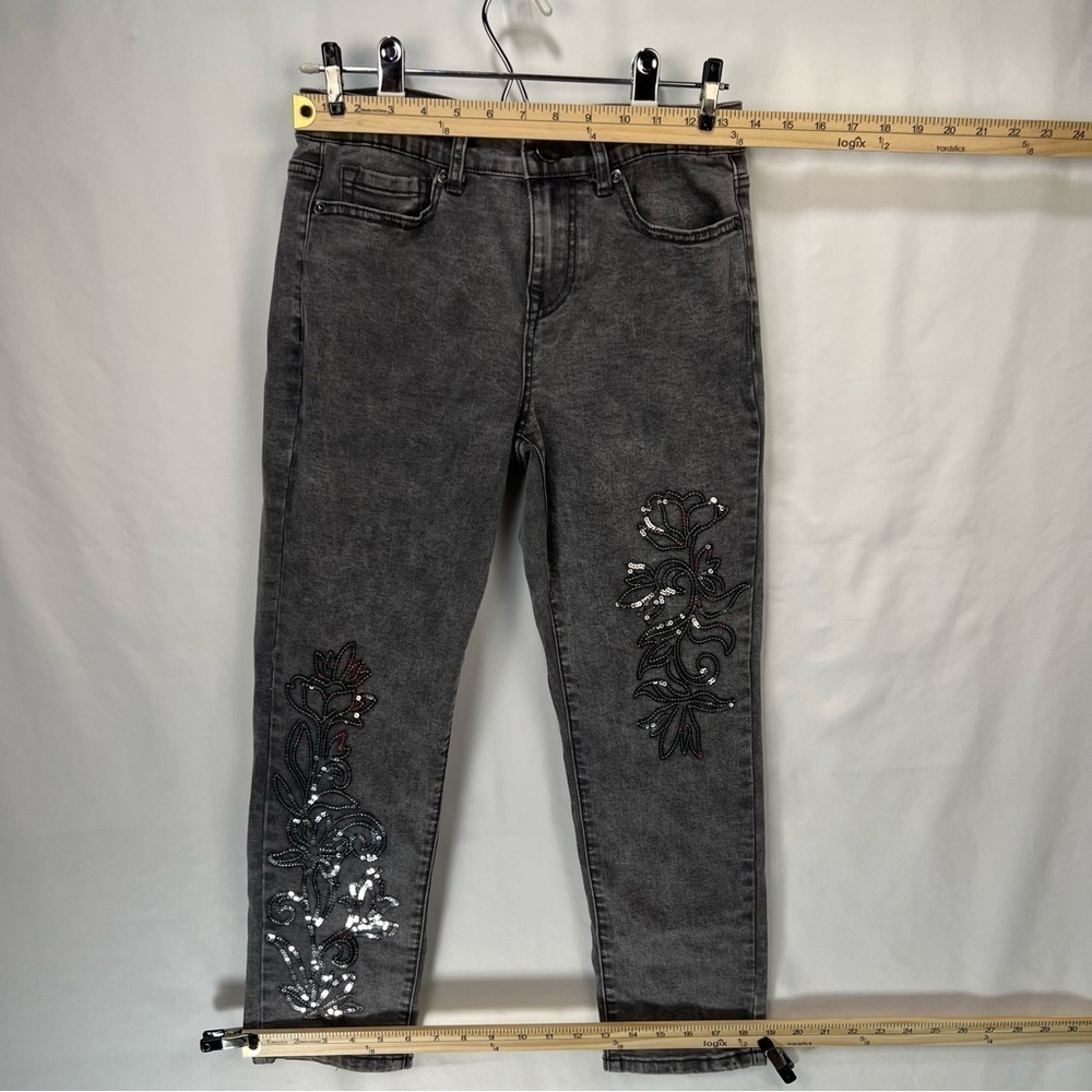 DG2 - Women’s Jeans - Black Denim - 4 P - Sequins - Picture 8 of 13